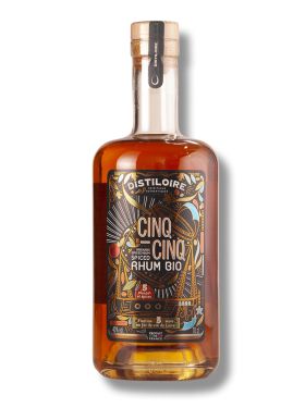 Distiloire Spiced Rhum Cinq-Cinq -bio-