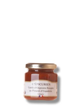 L'Epicurien Confit d'Oignon rouges au Piment d'Espelette 115g