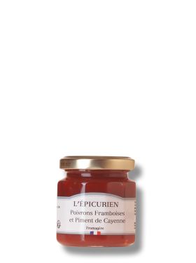 L'Epicurien Confit de Poivrons, Framboises et Piment de Cayenne 125g