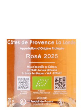 Chateau Tour St Honore Sixtine rosé 2025 -bio-